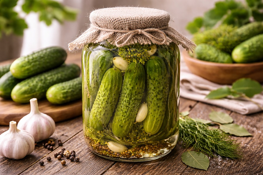 Pomysł na domowy przepis na kiszone ogórki! Tak pyszne, że można je zajadać bez okazji czy też pory dnia :)